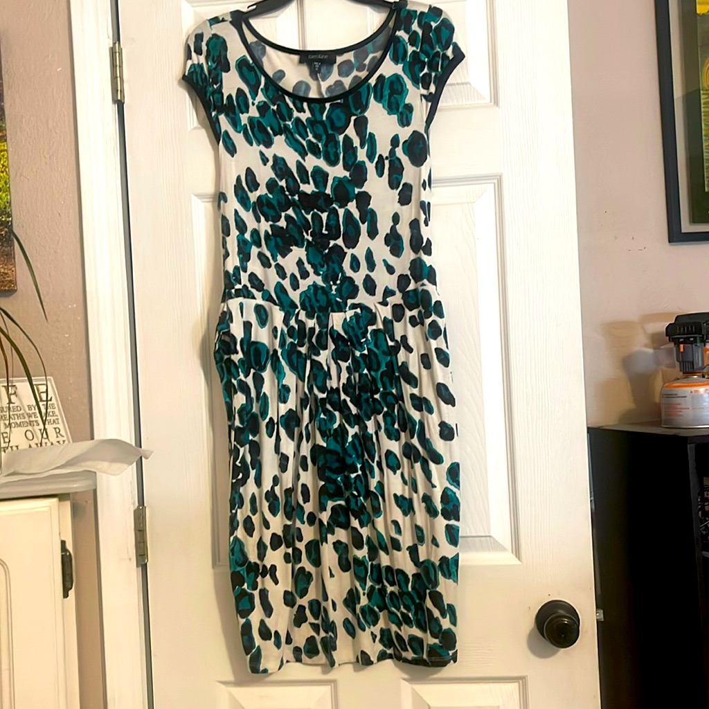 Karen Kane, Animal Print Cap Sleeve Wrap Dress Size Xl